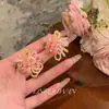Oxigênio Início da Primavera Rosa com Contas Coloridas Brincos de Begônia Brincos Novos Estilo Super Fada Mori Brincos Frescos