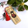 Estilo Chinês Jinling Doze Grampos de Cabelo, Marcadores de Livro de Bambu, Estilo Antigo Sonho da Mansão Vermelha, Marcadores de Livro de Personagens de Desenho Animado, Pequenos Presentes para Amigos