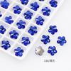Dongzhou recubierto Rosa cerezo nuevo Serie Flor de luna Flor de ciruelo Fondo puntiagudo Diamante Flor pequeña tridimensional Broca para uñas Vidrio K9 Diamante