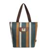 Bolso Tote de Moda al Por Mayor Casual de Lona con Combinación de Colores en Contraste Bolso de Hombro Casual para Mujer Nuevo 2025 Bolso de Mano Moderno