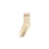 Calcetines Largos Nuevos de Otoño e Invierno para Mujer, Absorbentes de Sudor, Transpirables, Sin Costuras, Anti-Pilling, Calcetines Casuales de Algodón, Calcetines Largos Rayados para Mujer