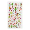 Pegatinas Navideñas Personalizadas por el Fabricante Pegatinas DIY Estampado en Caliente Pegatinas Transparentes de PVC para Regalo Dibujos Animados Pegatinas para Manual de Recompensas Niños