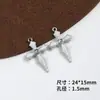 Série Doce e Cool Liga de Zinco Pingente de Cruz Gota de Óleo Pingente DIY Pulseira Colar Brincos e Outros Acessórios de Joias Materiais