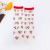 Calcetines al por mayor para niños nuevos primavera y verano calcetines de tubo delgado estudiante niñas dulces transpirables absorbentes de sudor calcetines antimosquitos