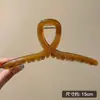Presilha de Garra Coração Doce Extra Grande de 15cm para Mulheres, Presilha Tubarão Elegante para a Nuca, Acessórios de Cabelo Outono/Inverno, Presilha/Grampo de Cabelo Versátil