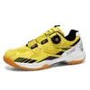 Sapatos Masculinos Verão Respiráveis Solado Macio Malha Sapatos de Badminton Tênis de Mesa Leve Botão Giratório Tênis de Corrida Leve