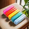 Internet Popular Soft Silicone Lápis Caso Criativo Estudante Gradiente Retangular Silicone Caso Simples Papelaria de Grande Capacidade