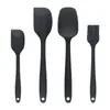 Juego de Utensilios de Silicona para Hornear Juego de 4 Piezas Raspador de Silicona Brocha de Aceite de Silicona Traje para Hornear Brocha para Barbacoa