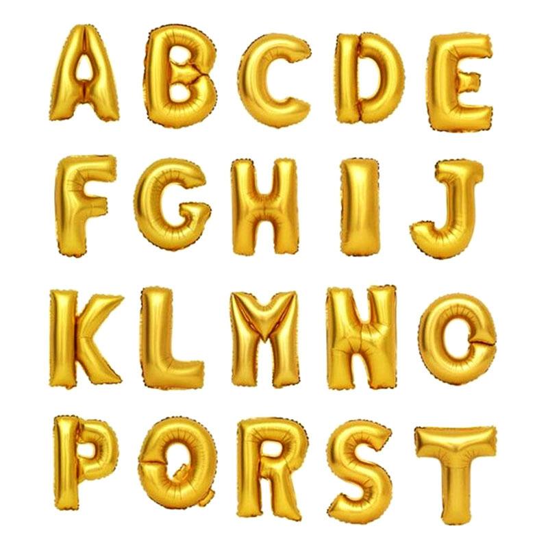 16inch gold letter