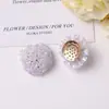 Flores Amarelas Pequenas de Início de Primavera Aglomerados de Flores de Contas Gradiente Hortênsia Brincos DIY Presilhas de Cabelo Anéis Flores para Sapatos Fivelas de Sapato Acessórios