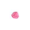 Comercio exterior superventas hecho a mano 1.5cm cinta tridimensional flor rosa horquilla para el cabello de niños flor de capullo zapatos y sombreros accesorios de flores