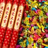 Fuegos artificiales para Decoración de Inauguración de Casa, Tubo de Fuegos Artificiales con Cinta, Tubo de Spray de Mano, Decoración para Casa Nueva, Suministros para Ceremonia de Mudanza