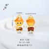 Pu Zuojiu no se desvanece oro accesorios diy labubu pull cuentas de transferencia collar pulsera caricatura tendencia lindo