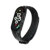 Adequado para pulseira mi 3/4 pulseira camuflada pulseira de reposição colorida 7/6/5NFC Pulseira esportiva pulseira impressa