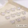 Acessórios de arte para unhas: Decorações de Unha com Pérolas, Laços, Design de Gotejamento de Óleo, Laços Preto e Branco, Decorações de Unha Usáveis Estilo Japonês