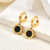 Aretes de Acero Inoxidable Gota de Ojo de Gato, Lujo Ligero, Gama Alta, Aretes Exagerados, Aretes de Moño Grande Retro a la Moda para Mujer