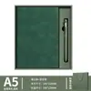 Set de regalo de caja para cuaderno personalizado, cuaderno, bolígrafo, unidad USB con grabado, se puede imprimir con logo, regalos promocionales corporativos personalizados