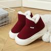 Chinelos de Algodão com Solado Grosso de Inverno, Chinelos de Algodão Leves para Homens e Mulheres Totalmente Fechados, Sapatos de Casa Acolchoados com Lã e Espessados, Sapatos Peludos que Parecem Pisar em Merda