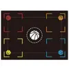 Esterilla de Entrenamiento de Baloncesto de Venta Caliente Transfronteriza para Uso en Casa, Esterilla Antideslizante Resistente a la Suciedad para Interiores, Esterilla de Fitness para Posicionamiento y Control de Balón