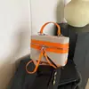 Nuevo Costura de Color Contrastante 2025 Nuevo Popular Estilo Occidental Gran Capacidad Caja Moda Bolso Caja Portátil Cruzado al Hombro