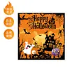 Punto Nuevo Fiesta Temática de Halloween Atmósfera Festiva Decoración del Lugar Plato de Papel Vaso de Papel Set de Servilletas