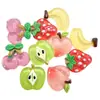 Accesorios de Resina Pegamento Blanco DIY Hielo Transparente Tarjeta Pequeña Fruta Pasador de Pelo Funda de Teléfono Móvil Flor de Zapato Colgante Materiales Decorativos Venta al por Mayor