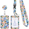 Cordón para Tarjeta de Documento UV con Hebilla de Tirar Retráctil Popular Estampada, Insignia Fácil de Colocar, Portatarjetas Transfronterizo con Varias Hebillas de Tirar Fáciles