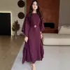 Vestido de Cor Sólida de Comprimento na Cintura com Design Europeu e Americano, Lançamento Outono 2025, Cruzamento de Fronteiras Amazon