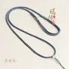 Cordón trenzado ajustable hecho a mano para colgante, Cordón para collar DIY para jade, piedra preciosa, ágata, Cordón para colgante unisex, Hilo teñido