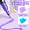 Plumas Marcadoras con Purpurina de Doble Punta para Dibujo Infantil y Graffiti, Plumas de Punta Suave para el Arte de Estudiantes de Primaria, Marcadores que No traspasan