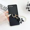 Oso Lindo y de Lujo Adecuado para Samsung Zflip5 Funda Protectora para Teléfono Móvil con Colgante Flip3 Arriba y Abajo Plegable Modelo Caliente