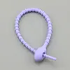 Cuerda de silicona brida de silicona cable de silicona extensible suave cordón para llavero material para colgante de bolsa de juguete de muñeca DIY