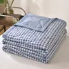 Colcha de algodón lavado clase A para niños, colcha de verano, colcha de aire acondicionado, transfronteriza, fresca, superventas para el calor