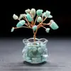 Producto popular transfronterizo: Árbol de Citrino, Cuenco del Tesoro, Taza de Té, Grava de Cristal Natural, Árbol del Dinero, Decoración Creativa Hecha a Mano para el Hogar
