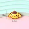 Acessórios de Resina Brilhantes Texturizados Desenho Animado DIY Acessórios para Joias Meimeiti Grampo de Cabelo Filhote de Cachorro Furo de Copo D'água Patch para Sapato
