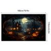 Decoração de Halloween Estilo Americano Tapete Divertido Tapete para Entrada de Casa Tapete Antiderrapante para Porta de Entrada Tapete Absorvente para Banheiro