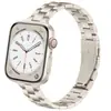 Adecuado para Apple Generación 1-10/Se Correa de Acero Inoxidable para Apple Watch Adelgazante de Una Pieza Cintura Pequeña Tres Perlas