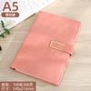 Caderno Spot A5 com fivela, bloco de notas em couro sintético, livro-razão, material de escritório, conjunto de papelaria, lembrança