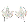 Venda Quente Transfronteiriça Adesivos de Diamante para Seios em Acrílico Adesivos Sexy para Seios Moda Europeia e Americana Balada Carnaval Adesivos Corporais Atacado