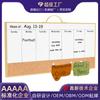 Calendario semanal personalizado, pizarra blanca, bolígrafo, corcho, combinación, Amazon, mismo estilo, colgante, plan de notas, magnético, borrado en seco