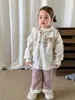 Ropa para Niños Zhe Li Chaqueta con Capucha para Niñas Invierno Dibujos Animados Forro Polar Doble Cara Cárdigan Infantil Top Ropa para Bebé Niña Clase A