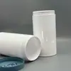 Tarro de plástico blanco para dulces de Guangzhou en stock, 89 hilos, 1000 ml, diámetro grande, a prueba de luz, grado alimenticio, boca ancha