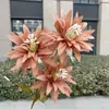 Valle de Huaxi 2026 Nueva Colección: Arreglos en tonos marrones, Serie de 2.5 Yuan, Venta al por mayor de flores artificiales para lugares de boda