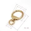 Fábrica de Origen Aleación de Zinc Conservación del Color Galvanizado de Alta Gama Giratorio Cabeza Redonda Bombilla Hebilla DIY Joyería Creativa Accesorios de Ferretería
