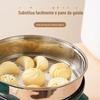 Papel redondo simples para vapor, pães cozidos no vapor, bolos, papel para vapor, descartável, antiaderente, silicone, óleo, papel para assar alimentos