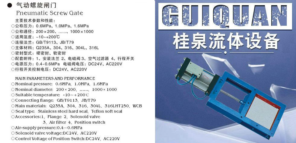 气动方型闸门 说明1.jpg