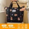 Bolsa de Viaje Gran Capacidad Plegable Pied de Poule Bolsa de Yoga Cuadros Bolsa de Hombro para Viaje Ligera Separación Seco y Húmedo Bolsa de Gimnasio