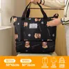 Bolso Bandolera de Gran Capacidad para Mujer, Bolsa de Viaje, Bolsa de Equipaje para Viajes Cortos de Negocios y Fitness para Hombre, Bolsa con Ruedas para Viaje, Bolsa de Almacenamiento para Maternidad