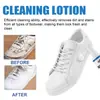 Limpiador de Zapatos Blancos Jue Fish: Limpia Zapatos, Elimina Manchas, Blanquea, No Necesita Lavado, Blanquea Instantáneamente con Espuma