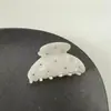 Pinza para el pelo de acetato de media pinza, pinza de garra de tamaño mediano, estilo nuevo con un toque de alta gama, pinza de tiburón con diamantes brillantes, accesorio para el cabello, pinza de pelo elegante, venta al por mayor